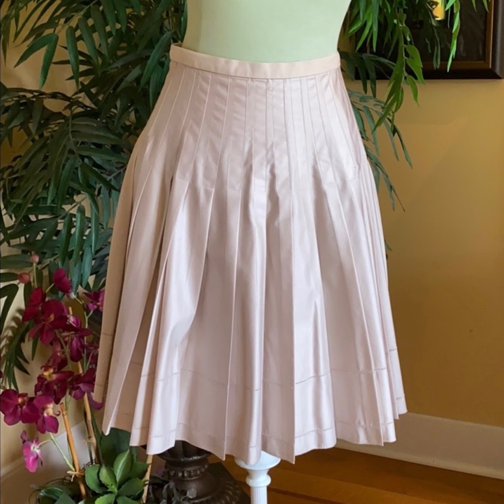Ted Baker Silk Pleated Skirt